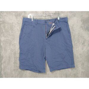 Quiksilver Shorts Mens 34 x 9 Blue Waterman Collection Down Under Cotton